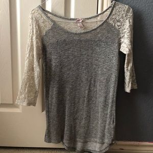 3/4 sleeve crochet top